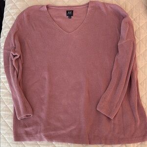 GAP Maternity V-Neck Sweater Relaxed Fit
